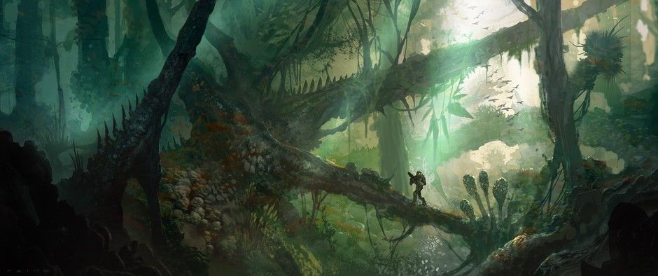 Image result for sci fi forest | Environment concept art, Concept art,  Fantastic art